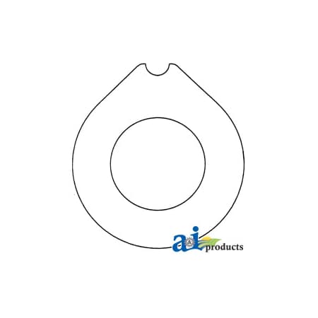 A & I Products Plate, Steel Brake 7.5" x7.5" x0.2" A-C5NN2N315B